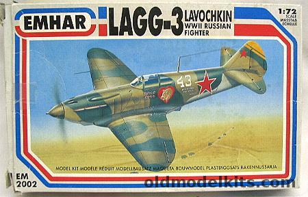 Emhar 1/72 Lavochkin Lagg-3 'Shtshipov' - (Lagg3), EM2002 plastic model kit